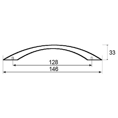 TIRADOR ARCO TRM8 128mm IN