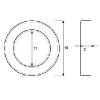 OVALILLO OV02 LATONADO LATON 2 16 OVALILLO OV2 16x11x2mm LT 16 LATON 50 LATON 2 16 OVALILLO OV2 16x11x2mm LT 1 