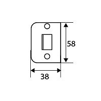 CERRADERO PICAPORTE TUBULAR PCT03 