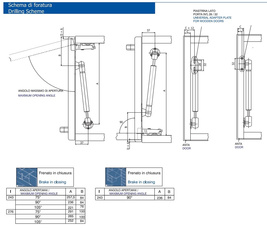 EKO COMPAS PISTON HIDRAHULICO ASCENDENTE Y DESCENDENTE 