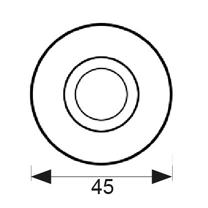 EMBELLECEDOR MIRILLA MR03 45mm 