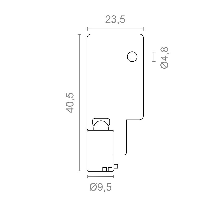 LLAVE BRUTO CANDADO CN12/CN13/CN14 NIQUELADO 