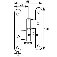 PERNIO SIN REMATE PN04 100x58mm 