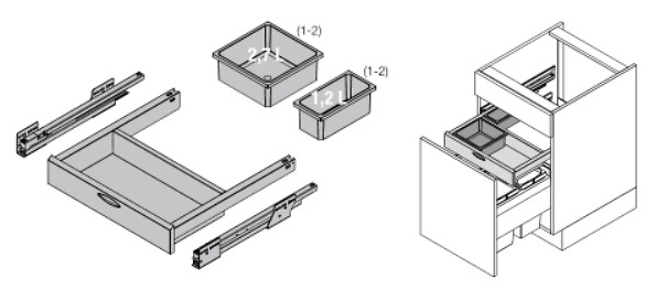 SET CAJÓN ORGANIZADOR SALVASIFÓN VS ENVI DRAWER 