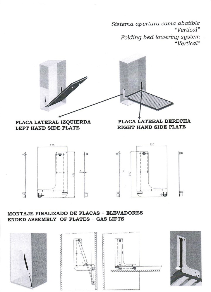 SOMIER ABATIBLE HORIZONTAL BASIC 