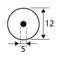 TAPON PLASTICO PARA TORNILLO TPN05 5mm 