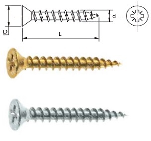 TORNILLERIA MADERA DIN 7505-A POZI C/PLANA 