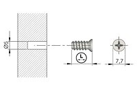 TORNILLO EURO TRN17 ZINCADO 